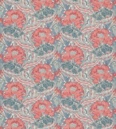 Brantwood Cotton Fabric by GP & J Baker Teal Brantwood Cotton Fabric by GP & J Baker Teal