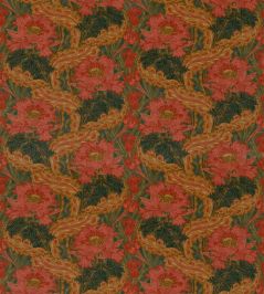 Brantwood Velvet Fabric by GP & J Baker Rose/Green Brantwood Velvet Fabric by GP & J Baker Rose/Green