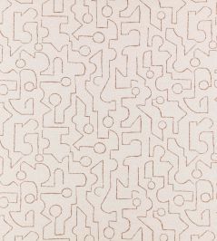 Braque Fabric by Zinc Cognac Braque Fabric by Zinc Cognac