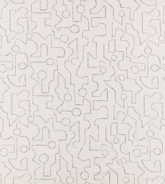 Braque Fabric by Zinc Greyscale Braque Fabric by Zinc Greyscale