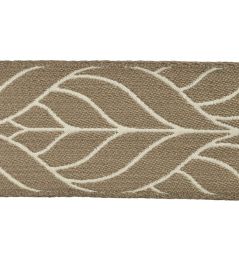 Brasilia Jacquard Braid 80mm Trimming by Houles Chataigne Brasilia Jacquard Braid 80mm Trimming by Houles Chataigne