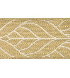 Brasilia Jacquard Braid 80mm Trimming by Houles Sable Brasilia Jacquard Braid 80mm Trimming by Houles Sable