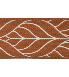 Brasilia Jacquard Braid 80mm Trimming by Houles Terracotta Brasilia Jacquard Braid 80mm Trimming by Houles Terracotta