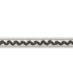 Bree Tape Trimming by Thibaut Ebony and Stone Bree Tape Trimming by Thibaut Ebony and Stone