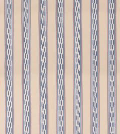 Breezy Stripe Fabric by Mulberry Home Blue/Red Breezy Stripe Fabric by Mulberry Home Blue/Red