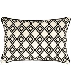 Brent Cushion 40 x 60cm by Kirkby Design Monochrome Brent Cushion 40 x 60cm by Kirkby Design Monochrome