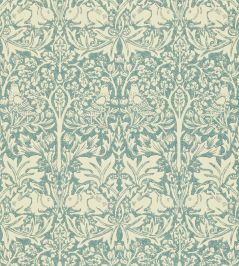 Brer Rabbit Wallpaper by Morris & Co Slate/Vellum Brer Rabbit Wallpaper by Morris & Co Slate/Vellum