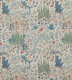 Bridport Fabric by Baker Lifestyle Blue/Red Bridport Fabric by Baker Lifestyle Blue/Red