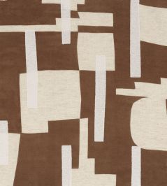 Brisbane Fabric by Camengo Terracotta Brisbane Fabric by Camengo Terracotta