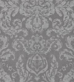 Brocatello Wallpaper by Zoffany Logwood Grey Brocatello Wallpaper by Zoffany Logwood Grey
