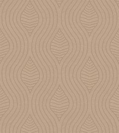 Brodelia Wallpaper by Casamance Praline Brodelia Wallpaper by Casamance Praline