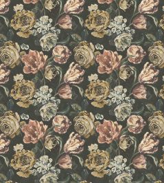 Bronte Wallpaper by Arley House Raven Black Bronte Wallpaper by Arley House Raven Black