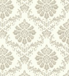 Broughton Wallpaper by 1838 Wallcoverings Grey Broughton Wallpaper by 1838 Wallcoverings Grey