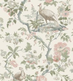 Broughton Rose Wallpaper by GP & J Baker Blush Broughton Rose Wallpaper by GP & J Baker Blush