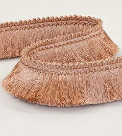 Brush Fringe Trimming by Romo Vintage Rose Brush Fringe Trimming by Romo Vintage Rose
