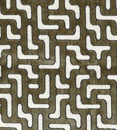 Bryce Fabric by Casamance Kaki Bryce Fabric by Casamance Kaki
