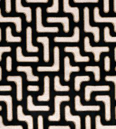 Bryce Fabric by Casamance Noir Bryce Fabric by Casamance Noir
