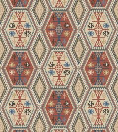 Buckland Wallpaper by Mulberry Home Red / Blue Buckland Wallpaper by Mulberry Home Red / Blue