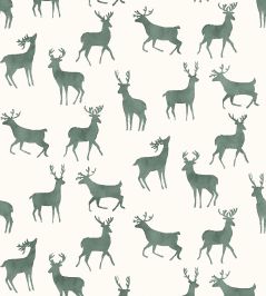 Bucks Wallpaper by Thibaut Wild Sage Bucks Wallpaper by Thibaut Wild Sage