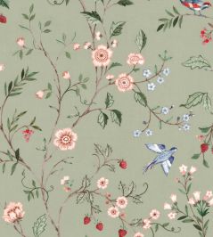 Bucolic Wallpaper by Coordonne Mint Bucolic Wallpaper by Coordonne Mint