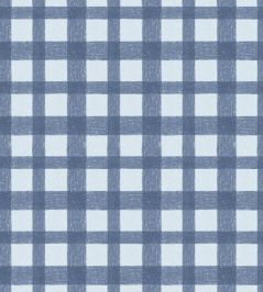 Buffalo Plaid Wallpaper by Woodchip & Magnolia Denim Blue Buffalo Plaid Wallpaper by Woodchip & Magnolia Denim Blue