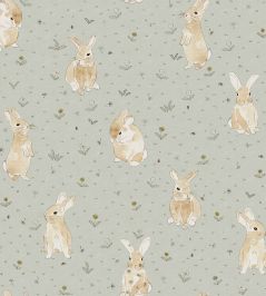 Bunny Field Wallpaper by Rebel Walls Mint Bunny Field Wallpaper by Rebel Walls Mint
