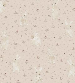 Bunny Field Wallpaper by Rebel Walls Pink Bunny Field Wallpaper by Rebel Walls Pink
