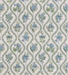 Burford Embroidery Fabric by GP & J Baker Blue/Emerald Burford Embroidery Fabric by GP & J Baker Blue/Emerald