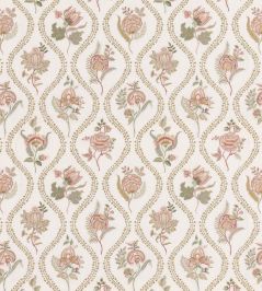 Burford Embroidery Fabric by GP & J Baker Rose/Cream Burford Embroidery Fabric by GP & J Baker Rose/Cream