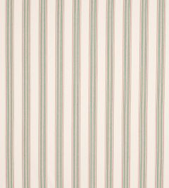 Burlow Stripe Fabric by Jane Churchill Red/Green Burlow Stripe Fabric by Jane Churchill Red/Green