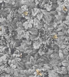 Busy Bee Wallpaper by Woodchip & Magnolia Charcoal Busy Bee Wallpaper by Woodchip & Magnolia Charcoal