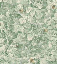 Busy Bee Wallpaper by Woodchip & Magnolia Moss Green Busy Bee Wallpaper by Woodchip & Magnolia Moss Green