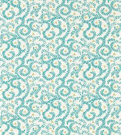 Buta Wallpaper by Clarke & Clarke Teal Buta Wallpaper by Clarke & Clarke Teal