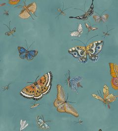 Butterflies Wallpaper by Josephine Munsey Celadon Butterflies Wallpaper by Josephine Munsey Celadon
