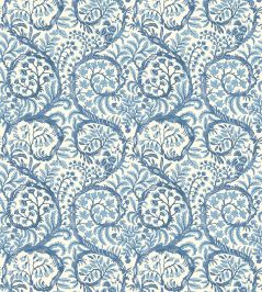 Butterow Wallpaper by Josephine Munsey Bright Blue and White Butterow Wallpaper by Josephine Munsey Bright Blue and White