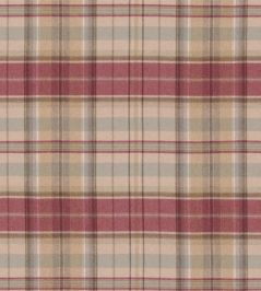 Byron Fabric by Sanderson Cherry/Biscuit Byron Fabric by Sanderson Cherry/Biscuit