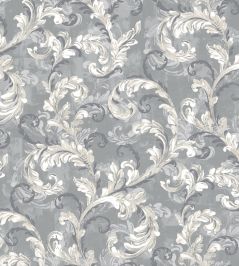 Byzantine Damask Wallpaper by Coordonne Pearl Byzantine Damask Wallpaper by Coordonne Pearl