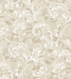 Byzantine Damask Wallpaper by Coordonne Stone Byzantine Damask Wallpaper by Coordonne Stone