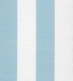 Cabana Stripe Fabric by Kate Medlicott Cloudy Blue Cabana Stripe Fabric by Kate Medlicott Cloudy Blue