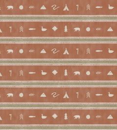 Cabin Stripe Wallpaper by DADO Rust Cabin Stripe Wallpaper by DADO Rust