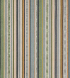 Cabrera Stripe Fabric by Jane Churchill Blue/Green Cabrera Stripe Fabric by Jane Churchill Blue/Green