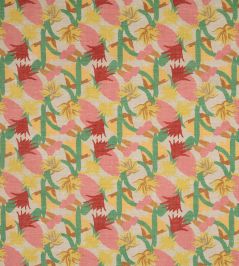 Cactus Flower Performance Fabric by Christopher Farr Cloth Limone Cactus Flower Performance Fabric by Christopher Farr Cloth Limone
