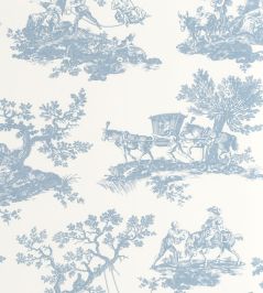 Cadence Wallpaper by Casadeco Bleu Porcelaine Cadence Wallpaper by Casadeco Bleu Porcelaine