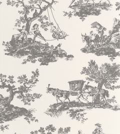 Cadence Wallpaper by Casadeco Noir Fusain Cadence Wallpaper by Casadeco Noir Fusain
