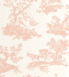 Cadence Wallpaper by Casadeco Rose Poudre Cadence Wallpaper by Casadeco Rose Poudre