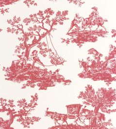 Cadence Wallpaper by Casadeco Rouge Grenat Cadence Wallpaper by Casadeco Rouge Grenat