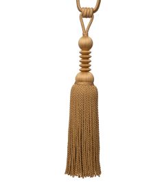 Caitlin Single Tassel Tieback Trimming by Samuel & Sons Amber Caitlin Single Tassel Tieback Trimming by Samuel & Sons Amber