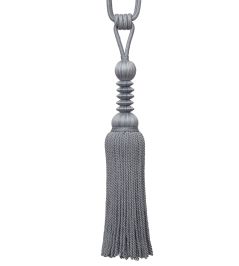 Caitlin Single Tassel Tieback Trimming by Samuel & Sons Heron Blue Caitlin Single Tassel Tieback Trimming by Samuel & Sons Heron Blue