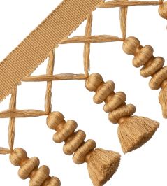 Caitlin Tassel Fringe Trimming by Samuel & Sons Amber Caitlin Tassel Fringe Trimming by Samuel & Sons Amber
