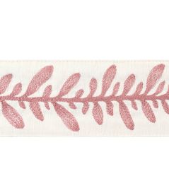 Calathea Tape Trimming by Thibaut Rose Calathea Tape Trimming by Thibaut Rose